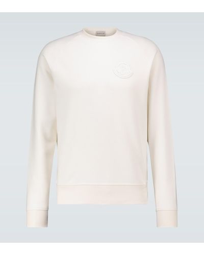 Moncler Sweatshirt aus Baumwolle - Weiß