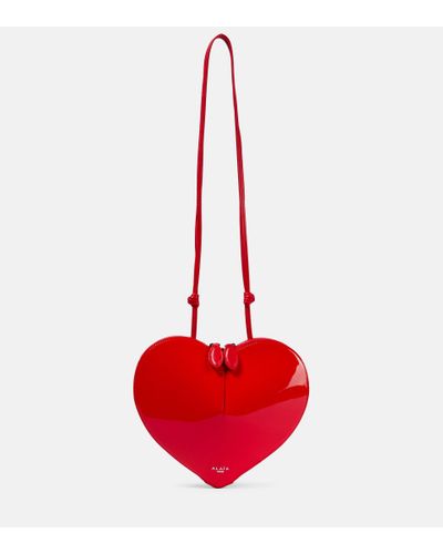 Alaïa Leather Heart Cross-Body Bag