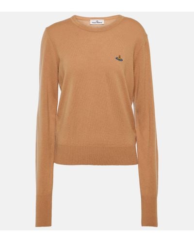 Vivienne Westwood Bea Wool And Cashmere Jumper - Brown