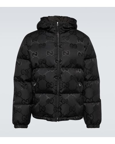 Gucci Jumbo GG Canvas Jacket - Black