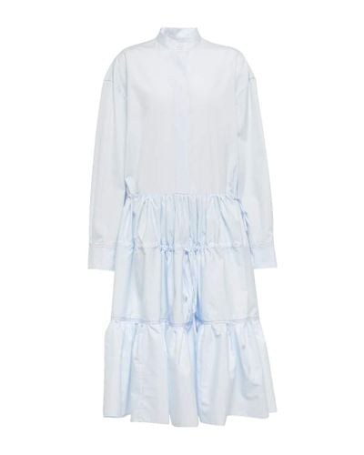 Marni Cotton Poplin Shirt Dress - White