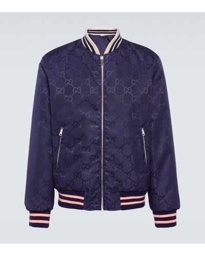 Gucci Reversible GG Jacket - Blue