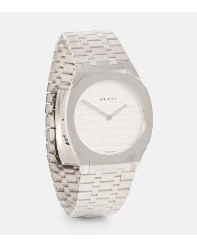 Gucci Ya163501 25h Stainless-steel Quartz Watch - Metallic