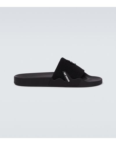 Raf Simons Astra Logo Slides - Black