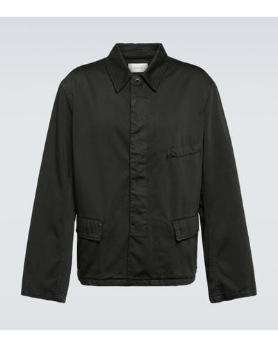 Lemaire Cotton Gabardine Jacket - Black
