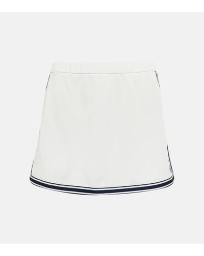 Tory Sport Jersey Tennis Miniskirt - White
