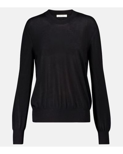The Row Islington Cashmere Sweater - Black