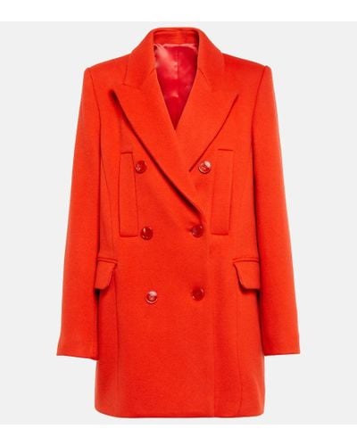 Isabel Marant Lileya Wool And Cashmere Blazer - Red