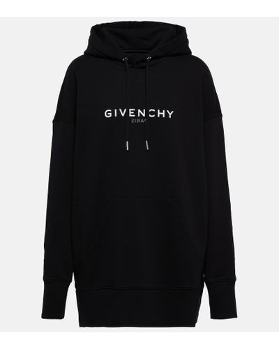 Givenchy Sudadera de algodon oversized - Negro