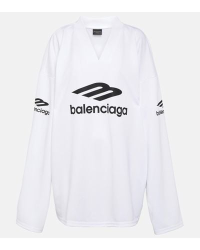 Balenciaga 3b Sports Icon Technical Top - White