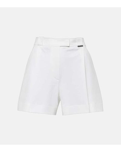Brunello Cucinelli Shorts in cotone - Bianco