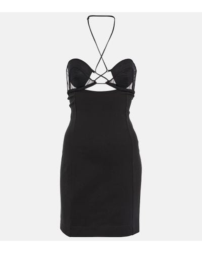Nensi Dojaka Cutout Minidress - Black