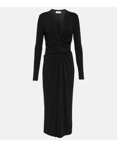Velvet Eliana Jersey Midi Dress - Black