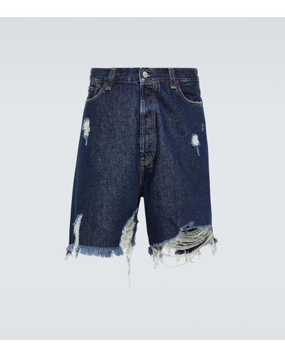 Acne Studios Shorts di jeans - Blu