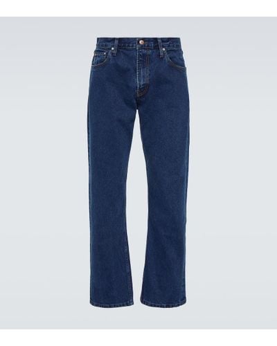 NOTSONORMAL Mid-Rise Straight Jeans - Blau