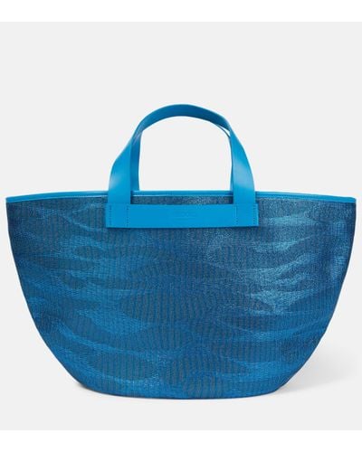 Missoni Jacquard Tote Bag - Blue