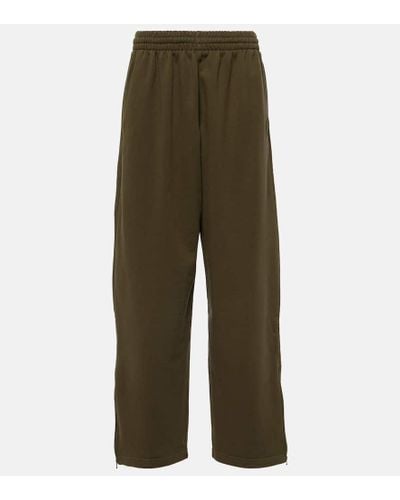 Wardrobe NYC X Hailey Bieber pantalones deportivos de algodon - Verde