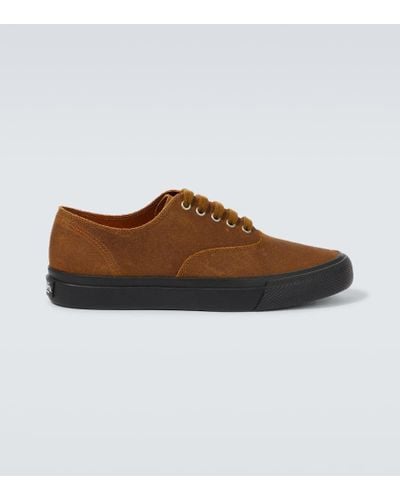 RRL New Norfolk Leather Low-top Sneakers - Brown