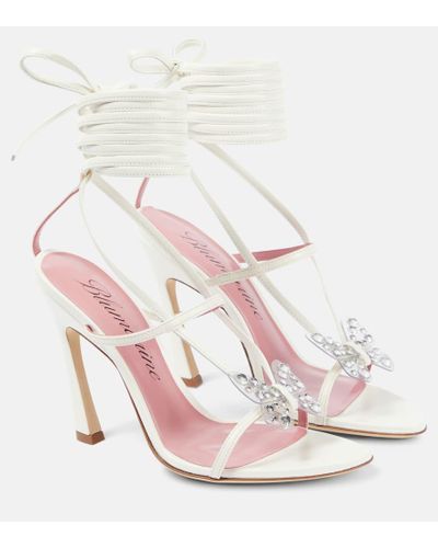 Blumarine Sandalias Butterfly 105 de piel - Rosa