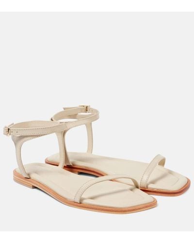 A.Emery Viv Leather Sandals - Natural