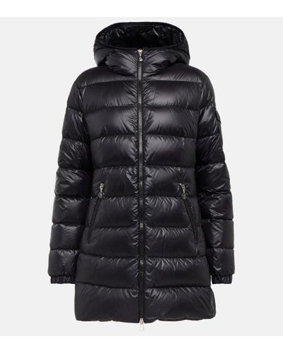 Moncler Quilted Down Coat - Black