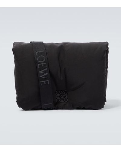 Loewe Goya Puffer Anagram Medium Messenger Bag - Black