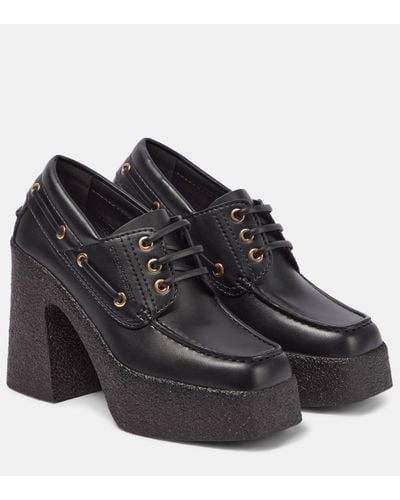 Stella McCartney Escarpins Skyla en cuir synthetique - Noir