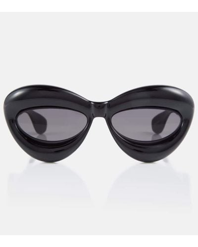 Loewe Gafas de sol Inflated cat-eye - Negro