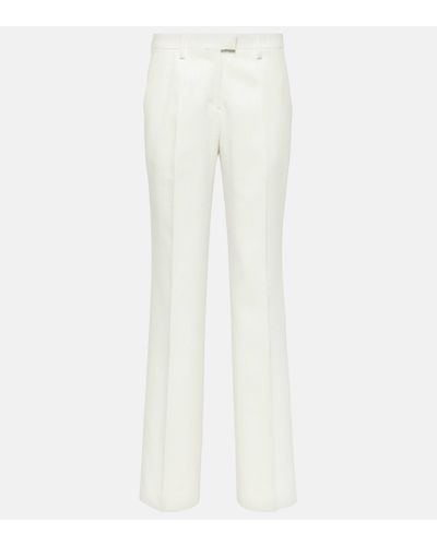 Etro Mid-rise Flared Trousers - White