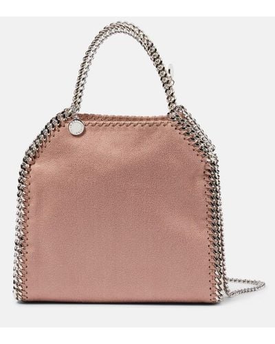Stella McCartney Falabella Mini Faux Leather Tote Bag - Pink