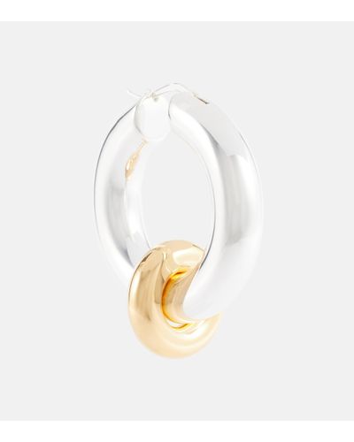Jil Sander Hoop Earrings - White