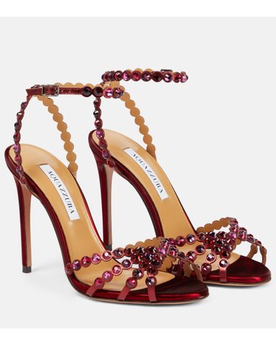 aquazzura red boots price