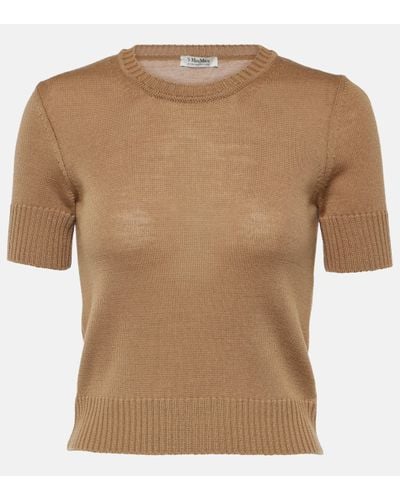 Max Mara Berge Wool Jumper - Brown