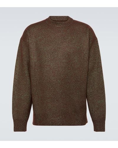 Jil Sander Jersey de mezcla de lana - Marrón