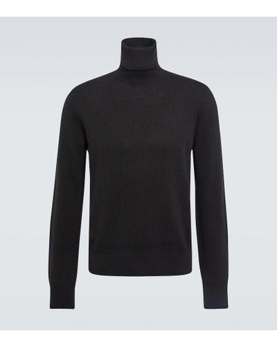 The Row Starnes Cashmere Turtleneck Sweater - Black