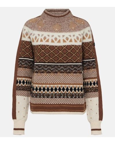 Bogner Annette Knitted Jacquard Sweater - Brown