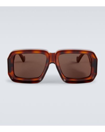 Loewe Paula's Ibiza Square Sunglasses - Brown