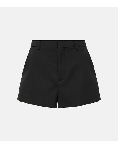Gucci Shorts de lana - Negro