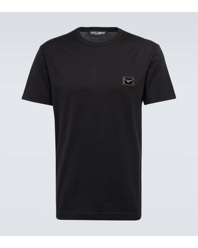 Dolce & Gabbana T-shirt in cotone - Nero