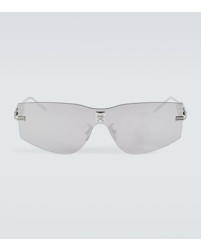 Givenchy Eckige Sonnenbrille 4Gem - Grau