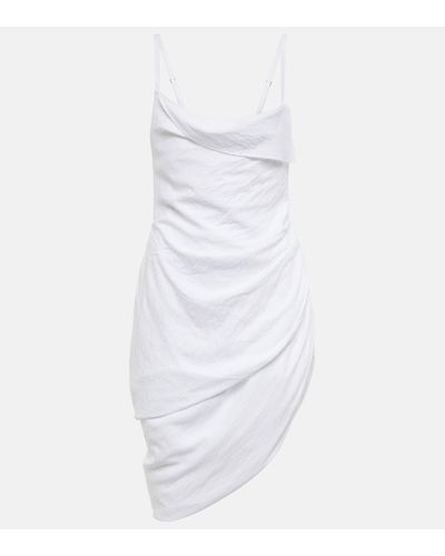 Jacquemus Minikleid "la robe saudade" von - Weiß