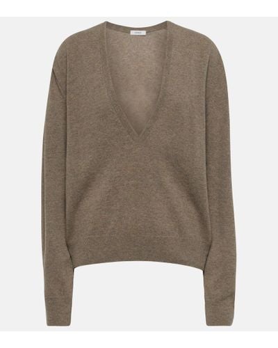 Lemaire Wool-blend Sweater - Brown