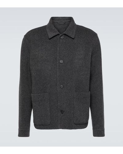 Givenchy Jacke aus Wolle und Kaschmir - Grau
