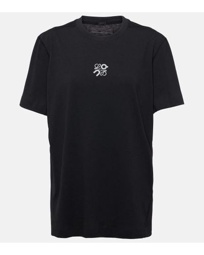 Loewe X On T-Shirt aus Jersey - Schwarz