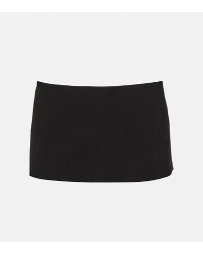 Monot Low-rise Miniskirt - Black