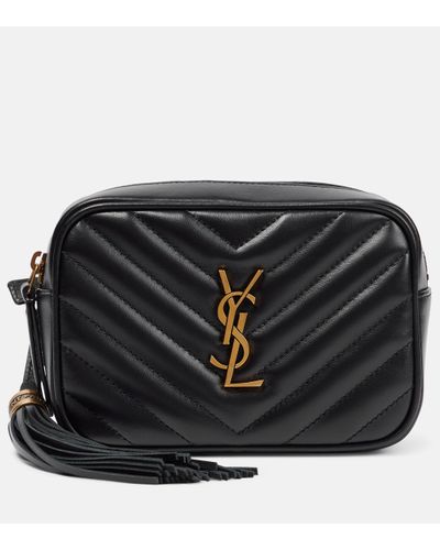 Saint Laurent Lou Belt Bag In Quilted Leather - Black