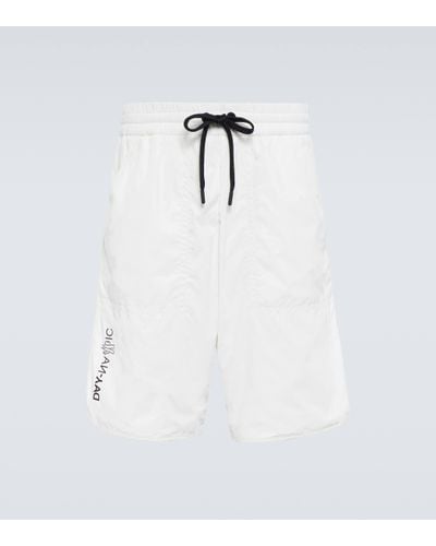 3 MONCLER GRENOBLE Day-namic Nylon Shorts - White