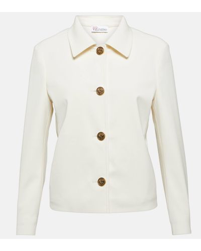 RED Valentino Cropped Jacket - White