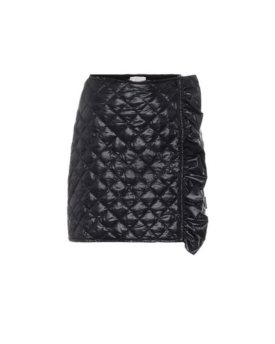 Moncler Quilted High-rise Skirt - Black
