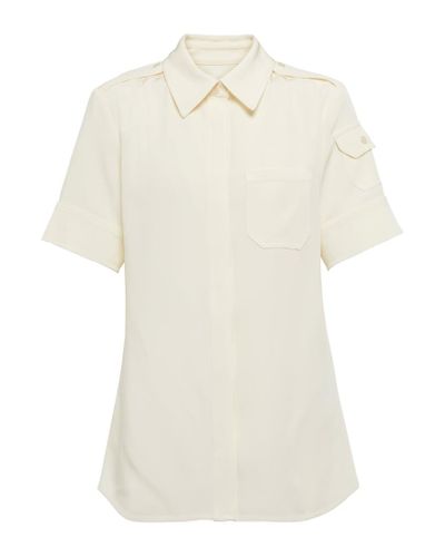 Victoria Beckham Hemd aus Crepe - Weiß